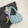Bolso de Nube Plisado de Moda para Mujer, Bolso Casual de Albóndiga de Nicho, Nuevo Estilo 2026 Bolso Acolchado, Bolso de Hombro y Axila Versión Coreana