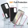 Capa de celular Samsung da Amazon, apresentando um design à prova de três elementos, com proteção total e um suporte de PC oculto, adequada para o celular Samsung S26U
