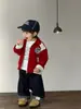 Abrigo para Bebé Niño Estilo Otoño Versión Coreana Ropa Infantil 2026 Nuevas Llegadas Ropa de Otoño para Niños Conjunto de Pantalones de Mezclilla para Niños Estilo Otoño