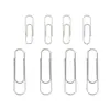 La fábrica vende clips de papel de colores recubiertos, herramientas grandes para guardar libros, clips de papel plateados, marcapáginas de papelería de oficina