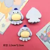 Color gelatina oso de dibujos animados tigre cachorro accesorios de resina diy pegamento de crema funda de teléfono tocado pasador pegatinas decorativas