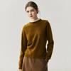 Suéter de Cashmere para Bebê Feminino, Novo Estilo Outono com Bordas Franzidas, Suéter Quente de Tricô Falso Duas Peças