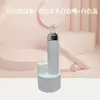 Botella Mousse Blanca de 100ml con Cepillo Limpiador y Dosificador de Espuma, Botella de Espuma de 200ml