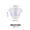 Caixa Mini Bolo Cremoso Descartável Plástico Transparente Embalagem Tiramisu Pote para Embalar Pudim 180ml