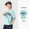 Duoduo Home Camiseta de Algodón Fresca para Niños con Estampado de Sombrero Mágico Americano Manga Corta Holgada para la Escuela Deportes Salidas Ropa de Verano
