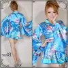 Yoyo Shinohara Ángel Invierno Chifón Algodón Estampado Lentejuelas para Mujer Azul Otoño Estilo Adulto Vestido de Baile
