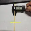 Tiras de bambú pulido bambú de piel amarilla material de bambú hecho a mano manualidades DIY tiras de bambú finas cometa modelo Mai Taibao