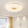 Nova Luminária de Teto LED, Luz Redonda para Sala de Estar, Iluminação de Quarto de Alta Luminosidade Estilo Creme, Luminária Moderna Minimalista para Sala de Jantar e Sala de Estudo