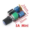 Regulador de Velocidad para Motor DC PWM 5V-24V Interruptor de Control de Velocidad Interruptor de 5A Función de Interruptor Regulador LED