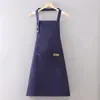 Avental de tira à prova d'água e óleo logo de publicidade caseira cozinha casais moda avental simples fabricantes uma geração de cabelo
