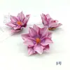 Flor de Magnolia Estrella de la Suerte Flor Artificial DIY Headdress de la Nacionalidad Dai Flor de Pasador Xunpu Paquete de Materiales Flor Artificial Decoración de Caja de Recuerdo