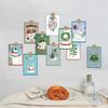 10 Tarjetas de Navidad Pegatinas de Pared Pintura Artística Tarjetas Decorativas DIY Pared Dormitorio Sala de Estar Dormitorio Pintura Decorativa