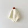 Chapéu de Bebê Coreano Yipan Inverno 2026 Ins Fofo Quente Cor Sólida Chapéu de Tricô Chapéu com Proteção para Orelhas de Bebê Atacado