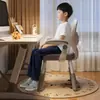 Silla de Estudio Infantil con Reposabrazos abatible, Tela de Malla Transpirable, Asiento de Altura Ajustable, Silla para Escribir Tareas, Silla de Escritorio para Corrección de Postura