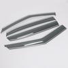 Adequado para GAC Trumpchi 22 sombra escudo de chuva legal 3D aço inoxidável brilhante tira defletor guarnição tira remendo auto peças