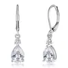 AliExpress Comércio Eletrônico Transfronteiriço Venda Quente Brincos de Cobre com Zircônia Gota de Água Luxo Leve Brincos Elegantes de Alta Qualidade para Mulheres Versáteis