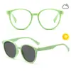 Gafas de Silicona Inteligentes para Niños que Cambian de Color con la Luz Sensible, Doble Propósito para Niños y Niñas, Gafas Protectoras de Alta Definición Anti-Luz Azul