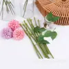 Tallos de Flores Artificiales Materiales DIY para Arreglos Florales, Tallos de Plantas Florales, Ramilletes de Rosas con Accesorios de Varilla de Alambre de Hierro Venta al por Mayor