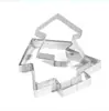 Anillo de Torre de Árbol de Navidad de Acero Inoxidable 304 Anillo para Tarta de Frutas Francesa Molde Punzonado para Pastel de Mousse Herramientas para Hornear
