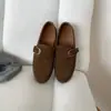 Mocasines slip-on estilo coreano para mujer, nuevo modelo otoño 2026, elegantes y versátiles para ir al trabajo, con suela elástica y puntera redonda lisa