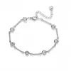 Aogu Lujo Sencillo Accesible Pulsera Geométrica Chapada en Oro de 18 Quilates con Circonita Diseño para Mujer Nicho Versátil Pulsera de Acero Inoxidable Nueva