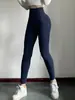 Pantalones de yoga de cintura alta que levantan los glúteos, sin incomodidad, secado rápido, pantalones de fitness con control de abdomen, no es necesario usar ropa interior, pantalones largos ajustados para Pilates