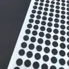 Almofadas Adesivas de Silicone Fosco Preto de Lado Único para a Indústria de Eletrodomésticos, Pés Antiderrapantes, Almofadas Autoadesivas Impermeáveis de Vedação