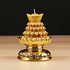 Manteiga de Vela Lótus Lingote de Ouro Lâmpada de Lótus Lâmpada de Vela Suprimentos de Lótus Lingote Metabo Metabo