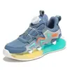 Zapatos para Niños Jinjiang Superficie de Cuero Suela Blanda Resistentes al Desgaste Zapatos Deportivos para Niños Zapatos de Correr con Botón para Estudiantes Niñas Absorción de Impactos Ligera