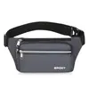 Nova bolsa de cintura à prova d'água, masculina e feminina, multifuncional, grande capacidade, bolsa de peito, trabalho, casual, esportiva, resistente ao desgaste, caixa registradora, carteira para celular