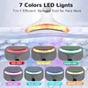 Nuevo Masajeador de Cuello de Luz de Siete Colores con Vibración y Temperatura Constante para Cuidado de Arrugas en el Cuello, Masaje Facial y Tratamiento de Belleza