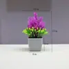 Plantas em Vasos Pequenos Simuladas Estilo Escandinavo para Decoração de Sala de Estar em Casa, Ornamentos de Plantas Verdes, Bonsai Artificial Moderno Simples