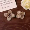 Estilo Nacional Retro Bordado Floral Flor de Cinco Pétalos DIY Cosido a Mano Flor Degradada Accesorio para el Cabello Parche para Ropa Material de Parche