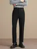 Maple House Ropa para Hombre / Pantalones Casuales de Vestir Hombres Pantalones de Nueve Puntos Hombres Pantalones Pequeños de Vestir Pierna Recta Caída Pantalones de Traje de Negocios Corte Ajustado