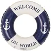 Fábrica de Yiwu 25 Modelos Nuevos de Flotadores de Ancla Mediterránea, PVC Engrosado Inflable Doble Bolsa de Aire Respaldo Flotadores al por Mayor