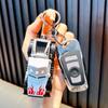 Genial Llavero de Coche Huili Flamingo Coche de Juguete Colgante para Mochila Cadena de Llaves para Pareja Máquina de Muñecas Pequeño Regalo