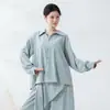 Camiseta Moderna de Danza de Moda Nuevo Estilo Chino Ropa de Práctica Danza Clásica Estilo Chino Encanto Antigua Camiseta de Práctica de Danza Conjunto