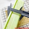 Cesta Cuadrada Pequeña para Guardar Frutas y Verduras, Cesta Escurridora, Cesta Colador Cuadrada de Plástico para Uso Diario y Clasificación