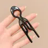 Ferramenta de Estilo de Cabelo Coque Despojado 2026 Novo Grampo de Cabelo em Forma de U para Mulheres Pente de Inserção de Quatro Dentes Pente de Cabelo Pente de Inserção Reversa Grampo de Cabelo em Forma de U