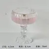 Copa repujada con un diseño elegante, copa de cóctel mini, vaso creativo para bebidas, copa de martini, copa de postre