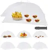 5 Coberturas de Comida, Coberturas à Prova de Poeira, Coberturas Transparentes para Vegetais, Coberturas Retangulares Dobráveis Anti-Mosquito, Coberturas de Mesa para Piquenique ao Ar Livre