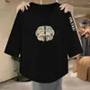 Nueva colección Primavera/Verano 2026: Camiseta casual versátil, elegante y moderna con mangas de tres cuartos, diseñada para crear un efecto adelgazante para mujeres