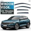 Adecuado para Volkswagen Touareg Lluvia y Spoiler de Lluvia Ceja de Lluvia Visera de Ventana VW Touareg