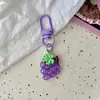 Llavero de Dibujos Animados de Frutas con Graffiti de Colores Simulado Accesorios Colgantes para Bolsos de Chicas Dulces Regalo Pequeño Venta al por Mayor