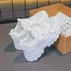 2025 Tênis Esportivo Branco Infantil Meninos Sapatinhos Brancos Sapatos de Tela para Estudantes Verão Respirável Crianças Médias e Grandes Meninas Sapatos de Pai