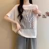 Playera de Manga Corta con Diseño Estampado para Mujer Talla Grande Verano para Mujer Talla Grande mm Suelta Adelgazante Cubre Vientre Manga Murciélago