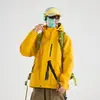 Chaqueta de Trekking Tres en Uno Estilo Bo Tong para Hombres y Mujeres con Forro Polar Resistente al Viento Impermeable Ropa para Exteriores Entrada al Tíbet Ropa de Montañismo Chaqueta Softshell