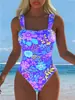 Traje de Banho Feminino Peça Única Europeu e Americano Cintura Marcada Emagrecedor Oculta Barriga Recorte Sexy Resort de Águas Termais Justo