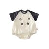 Ropa para Bebé 2026 Verano Lindo Panda de Dibujos Animados Mameluco para Niños y Niñas, Atuendo de Verano Súper Adorable para Salir y Gatear