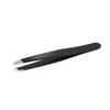 Pinza para cejas de acero inoxidable 430 abierta densa 96 pinza para cejas punta plana oblicua alicates para cejas en forma de cuchillo oblicuo herramienta de protección para maquillaje de belleza